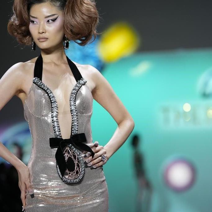 The Blonds close out NYFW in bejeweled, glitzy glamour